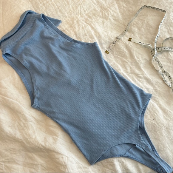 Soft Rib Polo Sleeveless Bodysuit - Picture 6 of 13